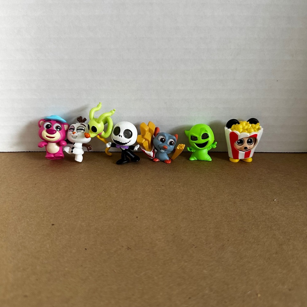 Disney Doorables Mini Figures Unisex OS Multicolor Good Jack Skellington Lot 7pc